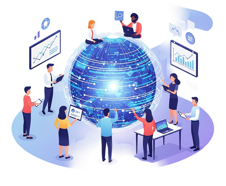 Technology Solutions Illustration